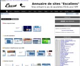 vignette du site acces à  l'annuaire des sites escal